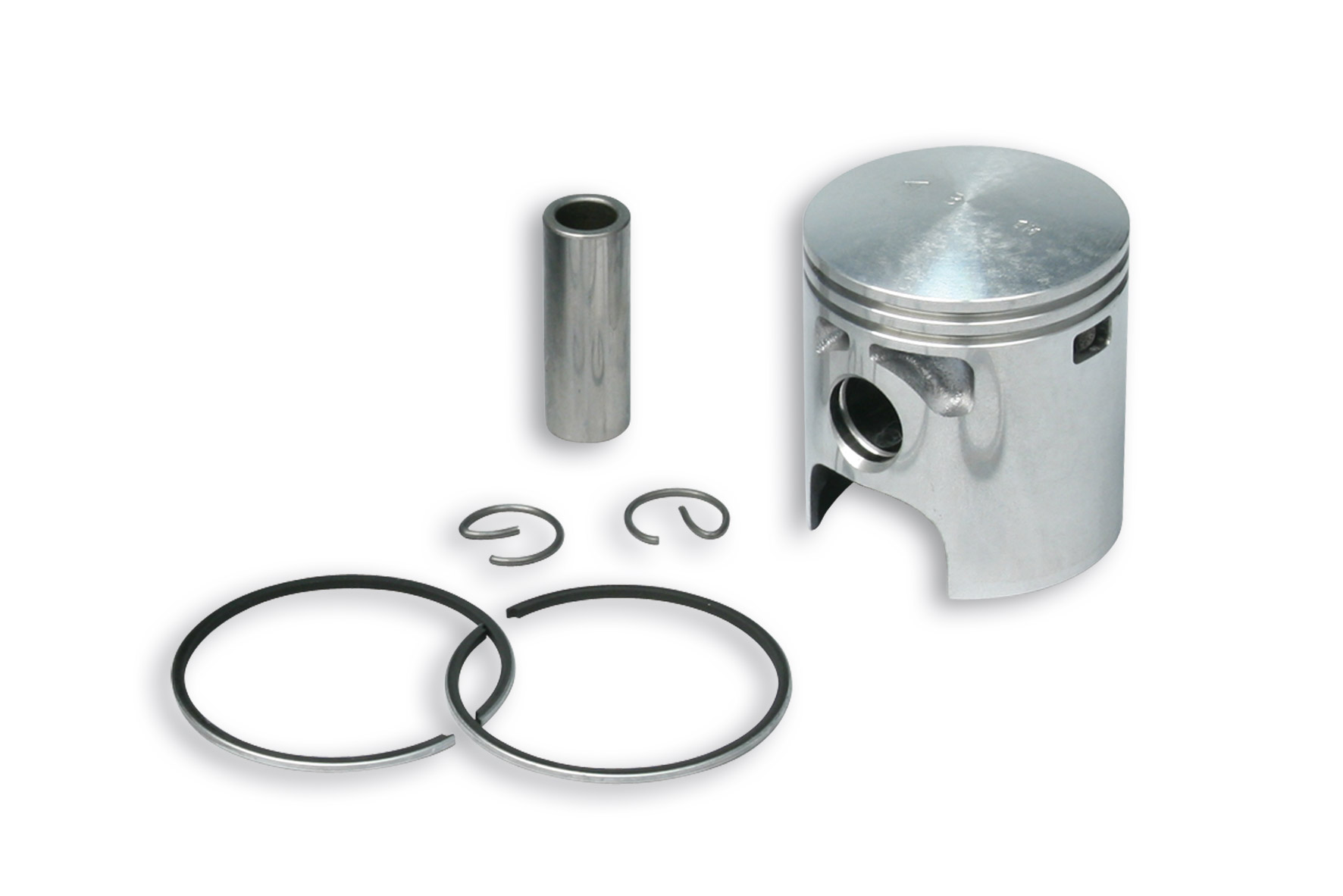 Malossi Piston 2T D.45.5 with pin D.13 and 1 rectangular ring size B